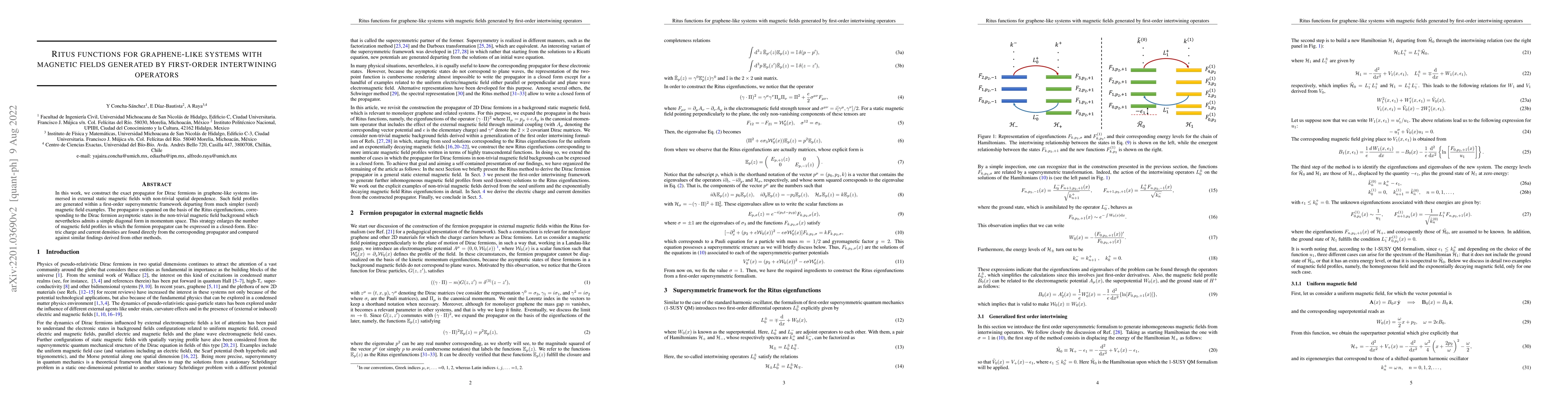 Thumbnail for Ritus functions for graphene-like systems with magnetic fields generated
  by first-order intertwining operators