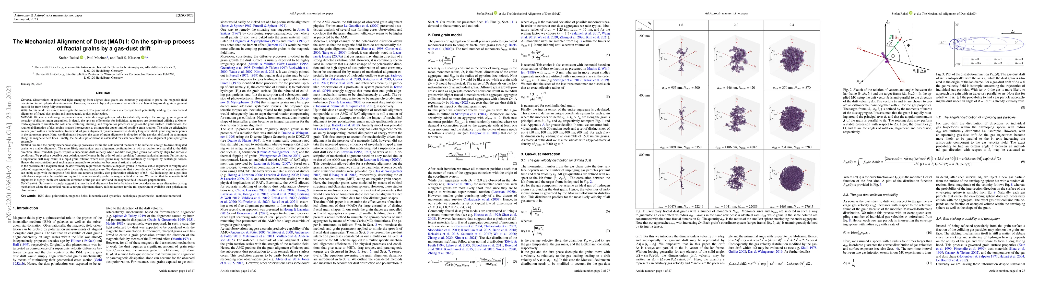 Thumbnail for The Mechanical Alignment of Dust (MAD) I: On the spin-up process of
  fractal grains by a gas-dust drift