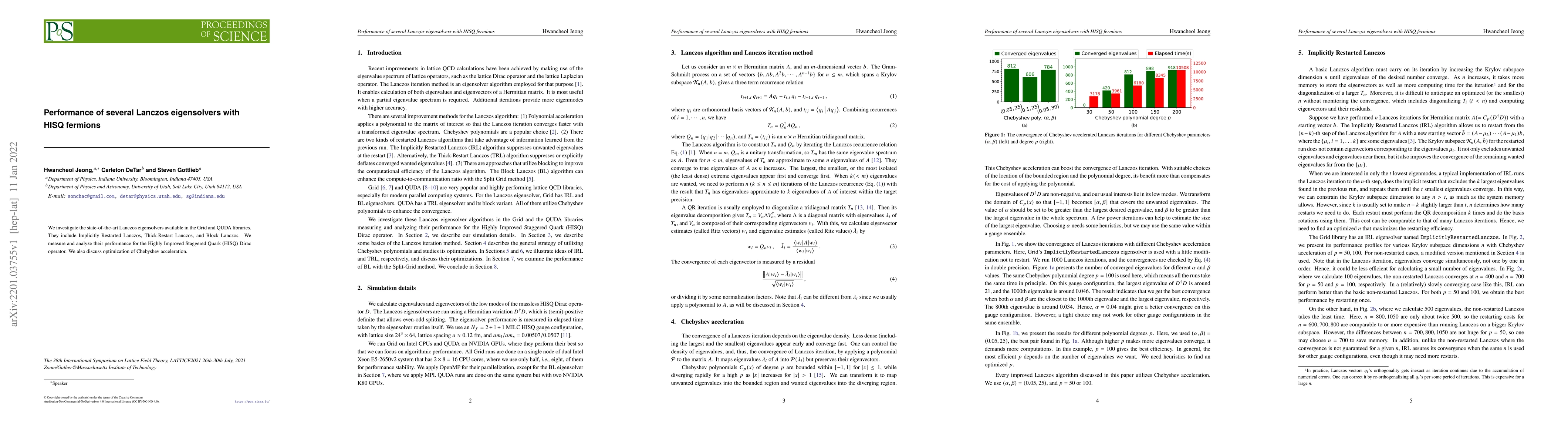 Thumbnail for Performance of several Lanczos eigensolvers with HISQ fermions