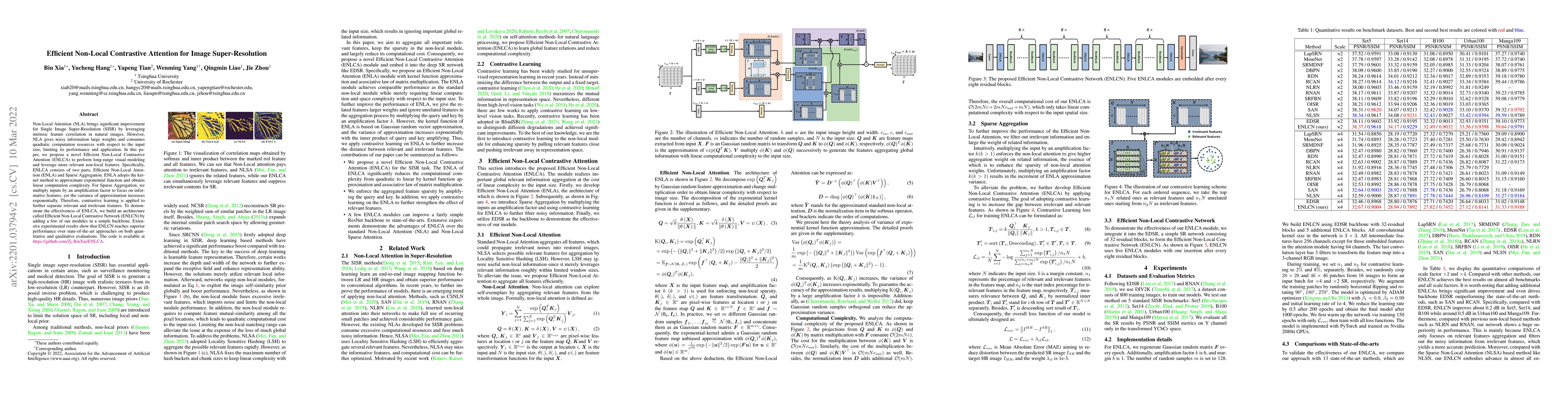 Thumbnail for Efficient Non-Local Contrastive Attention for Image Super-Resolution