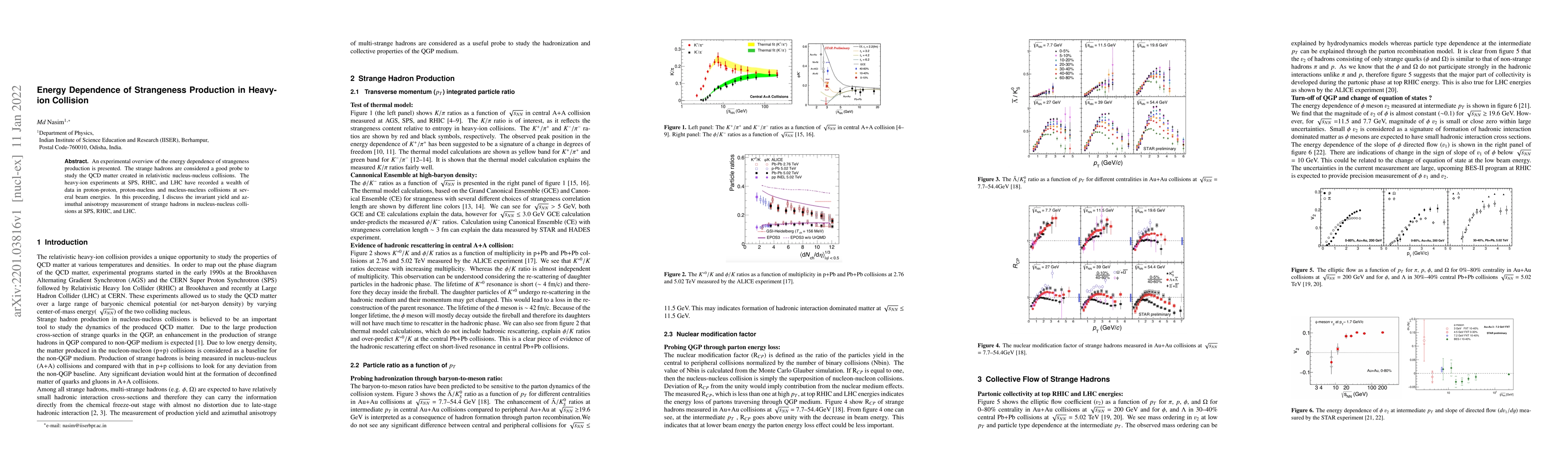 Thumbnail for Energy Dependence of Strangeness Production in Heavy-ion Collision