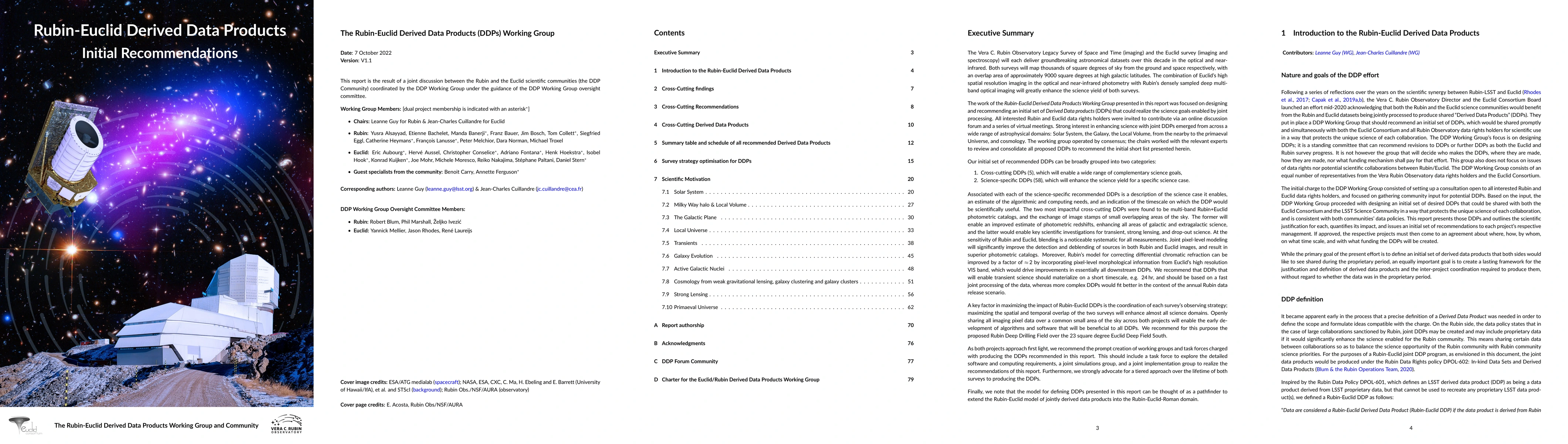 Thumbnail for Rubin-Euclid Derived Data Products: Initial Recommendations