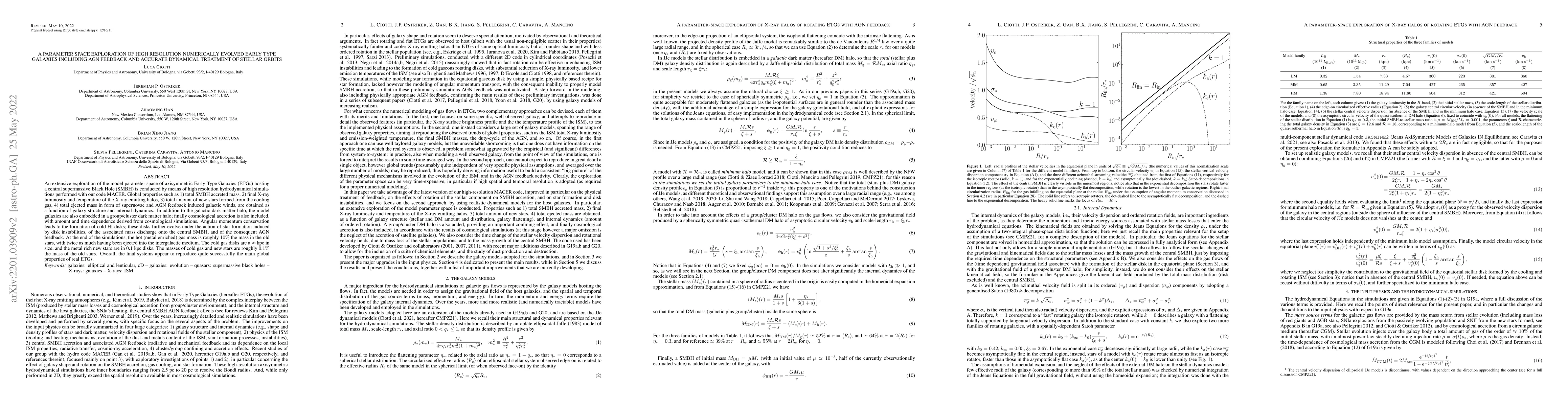 Thumbnail for A Parameter Space Exploration of High Resolution Numerically Evolved
  Early Type Galaxies Including AGN Feedback and Accurate Dynamical Treatment
  of Stellar Orbits