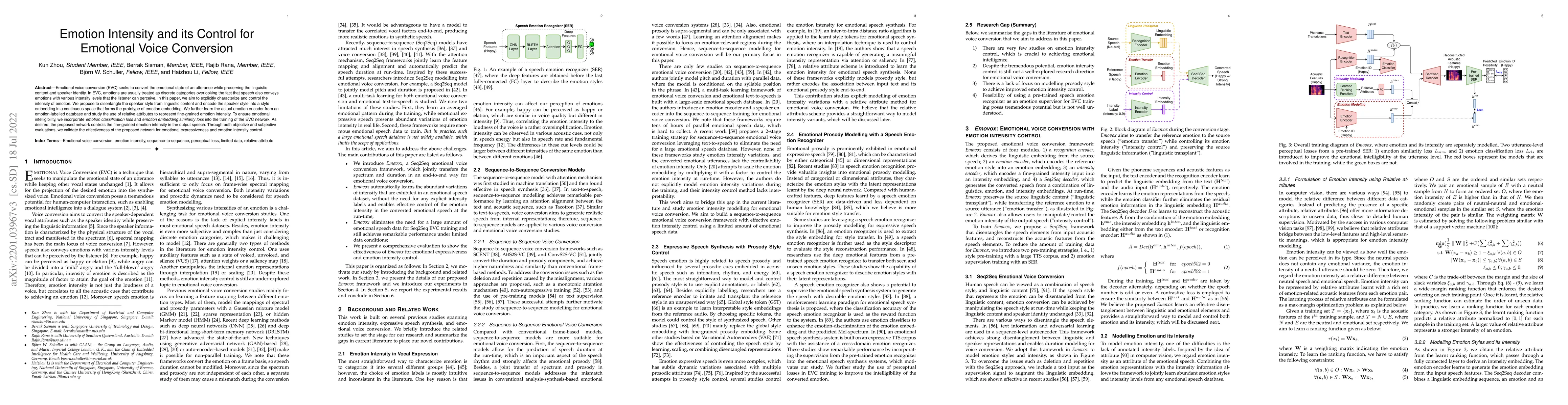 Thumbnail for Emotion Intensity and its Control for Emotional Voice Conversion