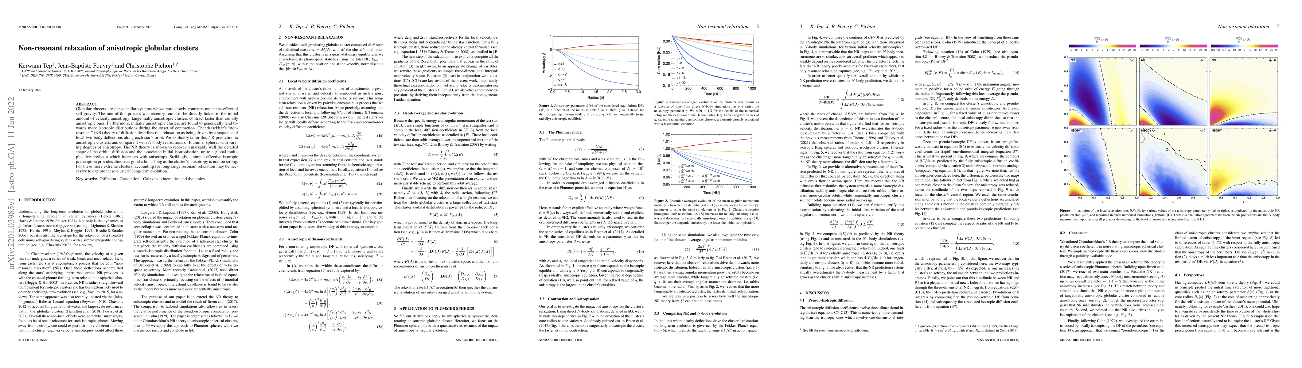 Thumbnail for Non-resonant relaxation of anisotropic globular clusters