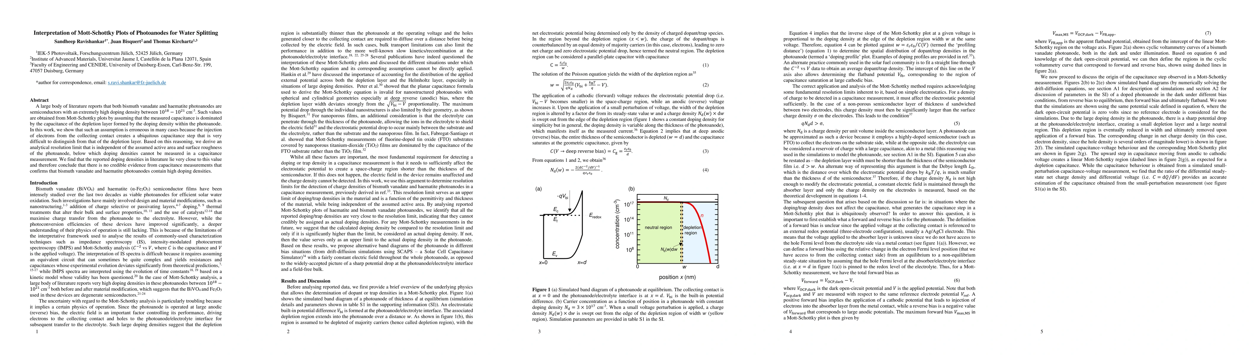Thumbnail for Interpretation of Mott-Schottky Plots of Photoanodes for Water Splitting