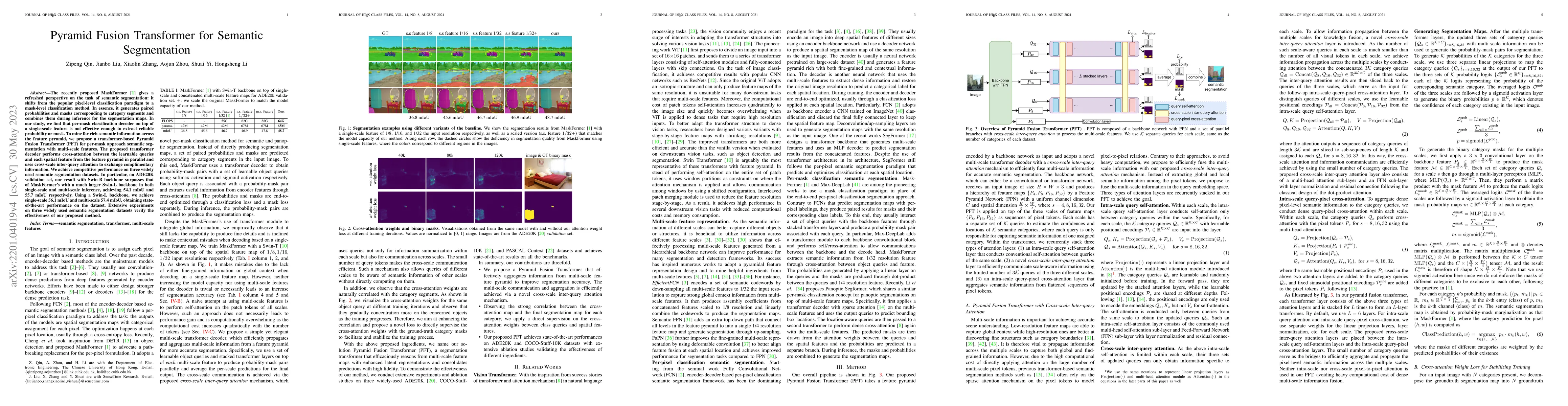 Thumbnail for Pyramid Fusion Transformer for Semantic Segmentation