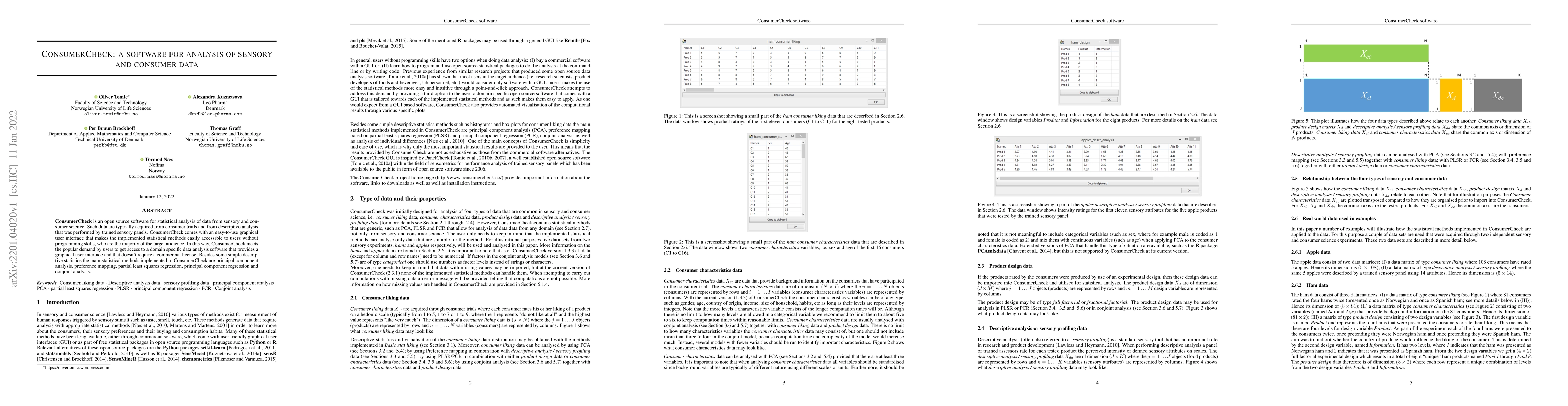 Thumbnail for ConsumerCheck: A Software for Analysis of Sensory and Consumer Data