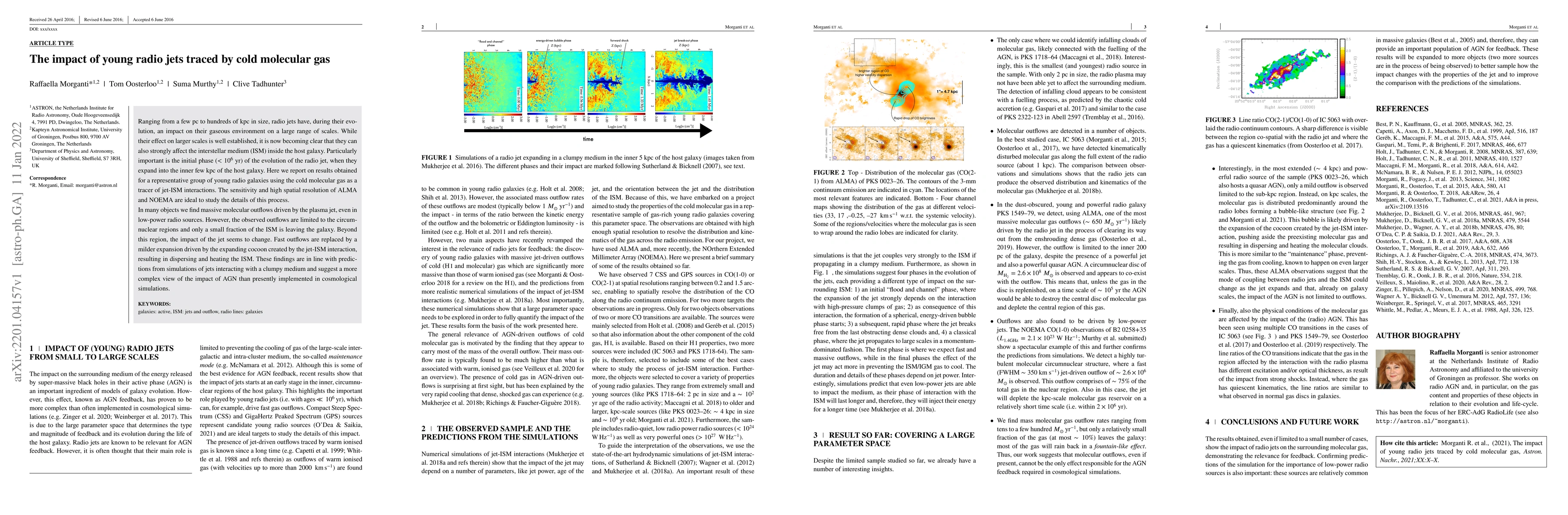 Thumbnail for The impact of young radio jets traced by cold molecular gas