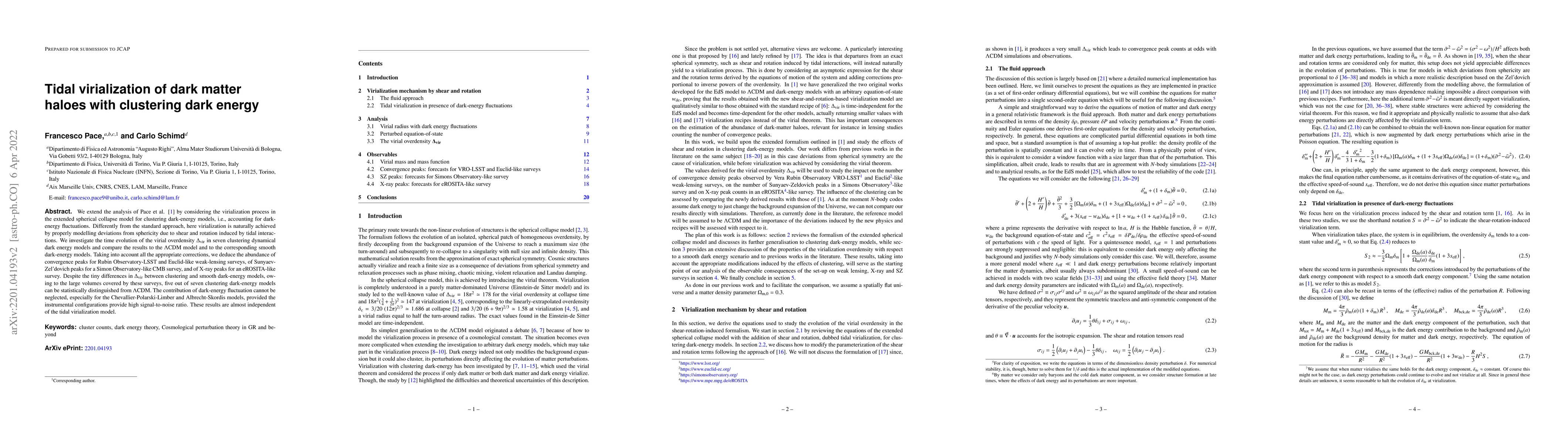 Thumbnail for Tidal virialization of dark matter haloes with clustering dark energy