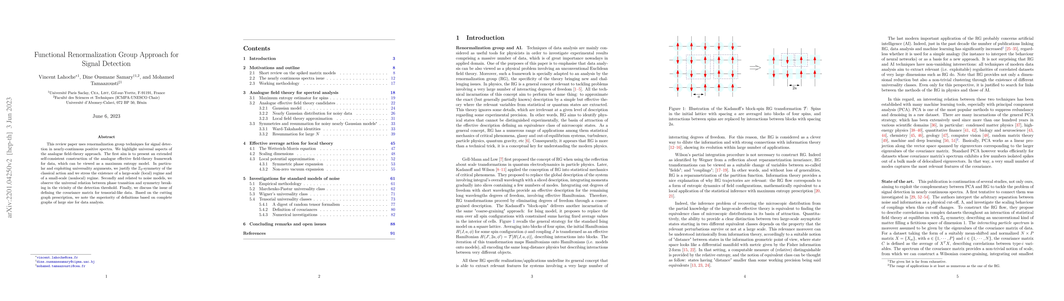 Thumbnail for Functional Renormalization Group Approach for Signal Detection