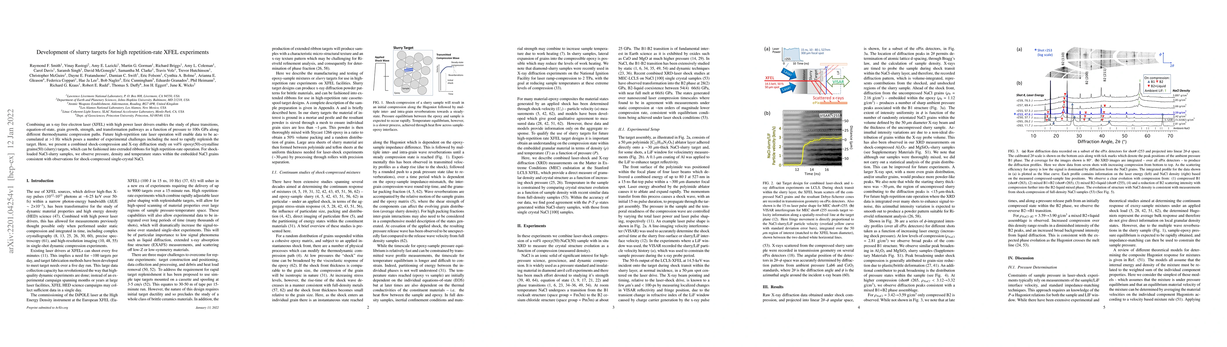 Thumbnail for Development of slurry targets for high repetition-rate XFEL experiments