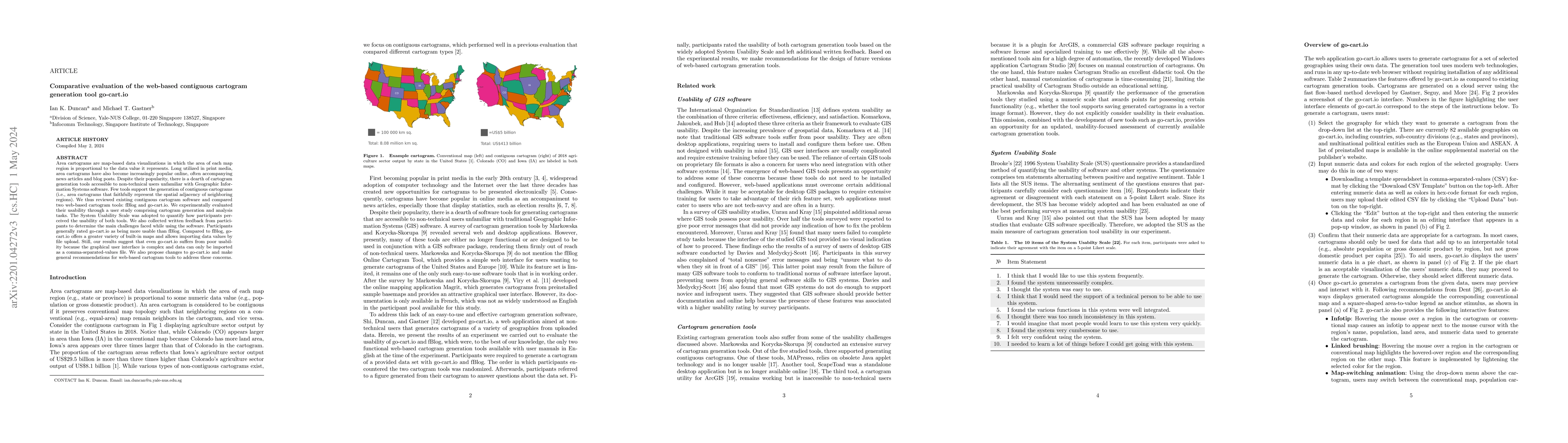 Thumbnail for Comparative evaluation of the web-based contiguous cartogram generation
  tool go-cart.io