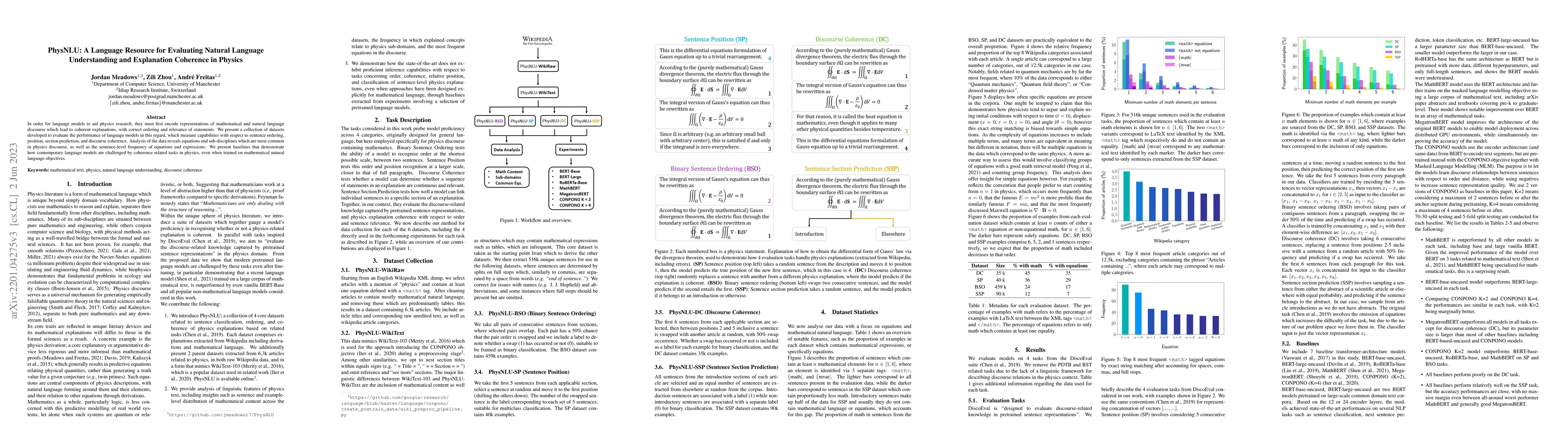 Thumbnail for PhysNLU: A Language Resource for Evaluating Natural Language
  Understanding and Explanation Coherence in Physics