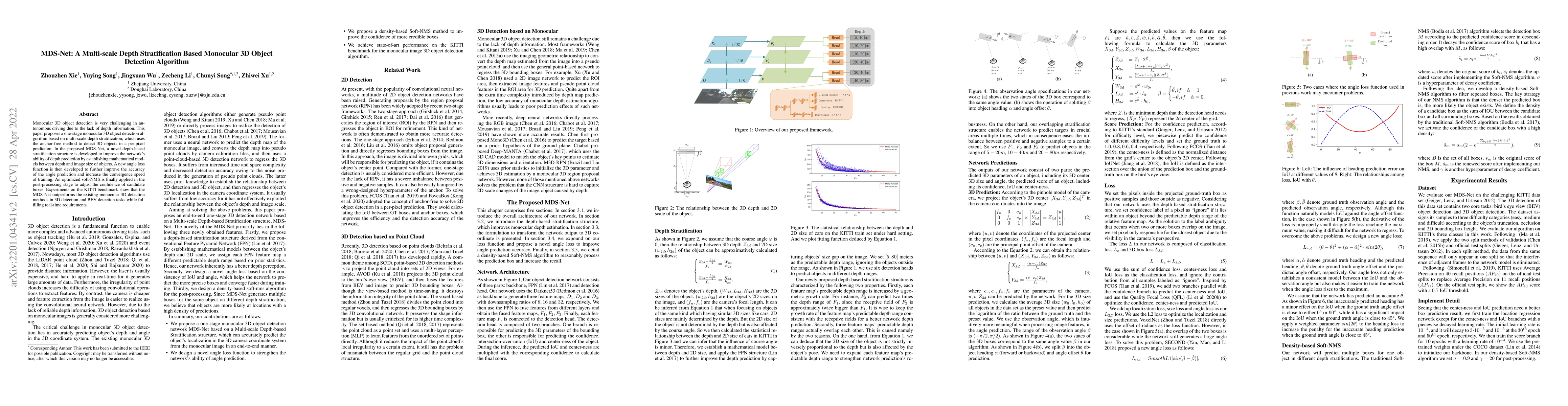 Thumbnail for MDS-Net: A Multi-scale Depth Stratification Based Monocular 3D Object
  Detection Algorithm