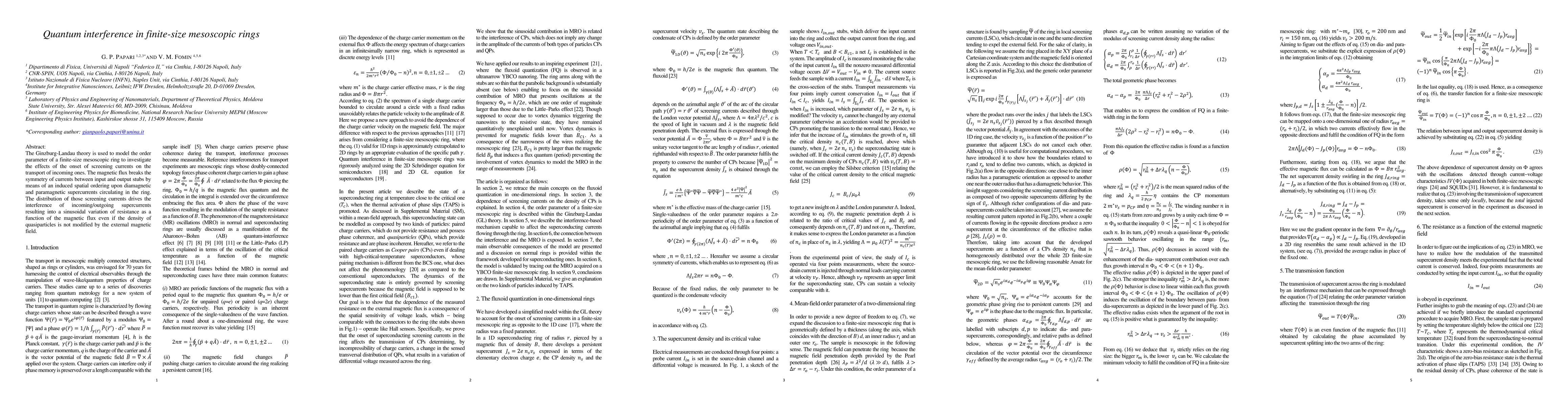 Thumbnail for Quantum interference in finite-size mesoscopic rings