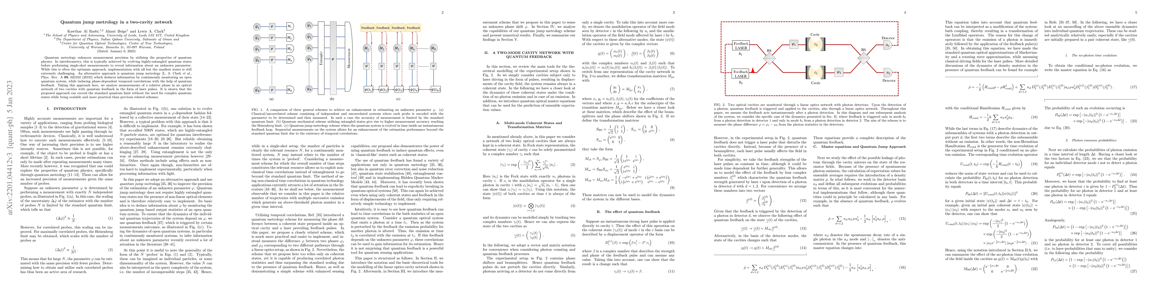 Thumbnail for Quantum jump metrology in a two-cavity network