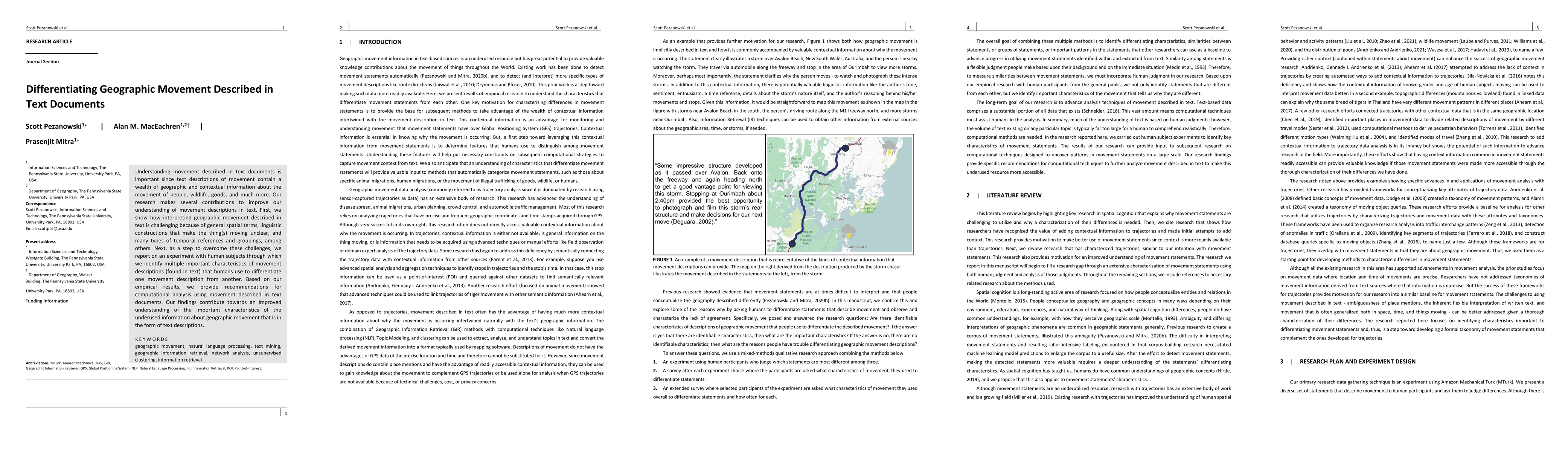 Thumbnail for Differentiating Geographic Movement Described in Text Documents