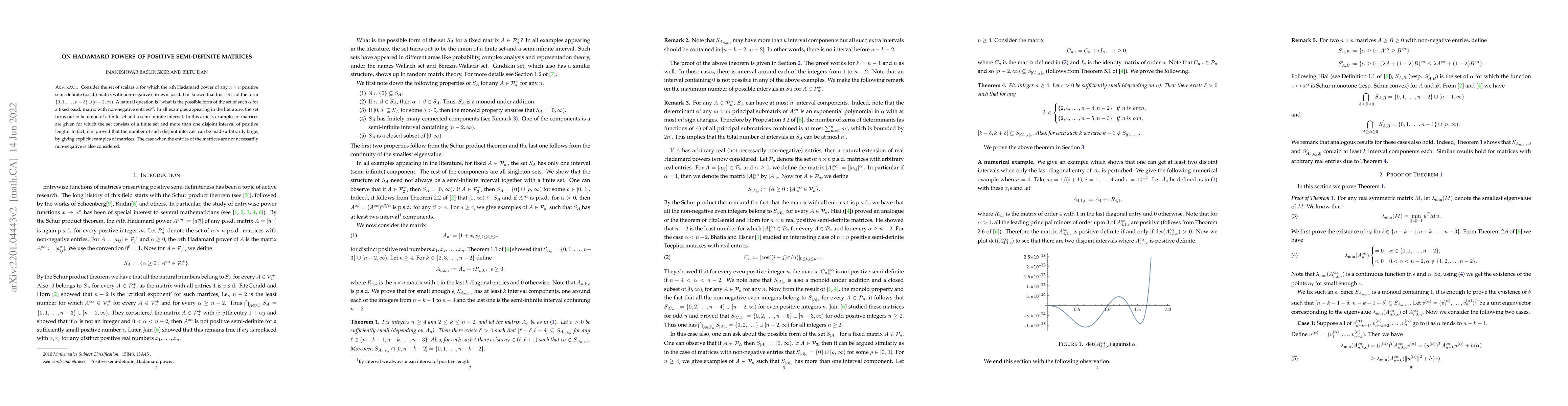 Thumbnail for On Hadamard powers of positive semi-definite matrices