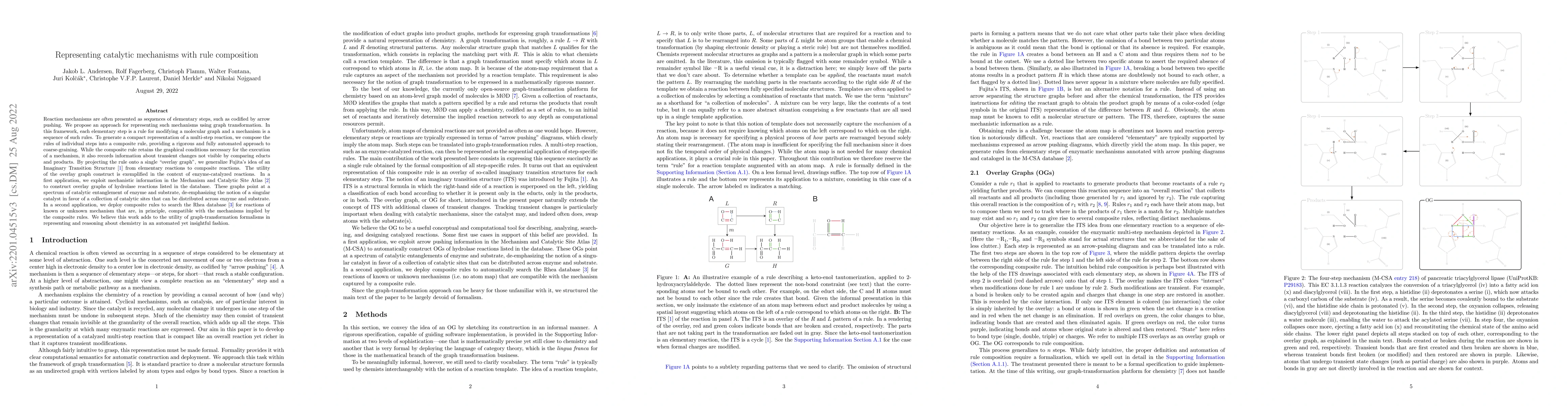 Thumbnail for Representing catalytic mechanisms with rule composition