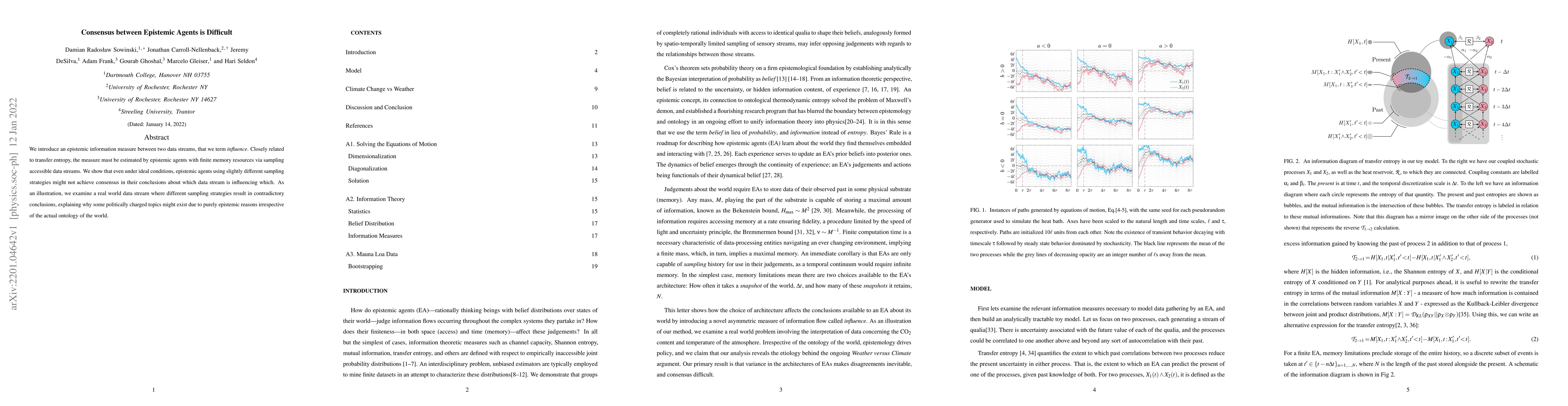 Thumbnail for Consensus between Epistemic Agents is Difficult