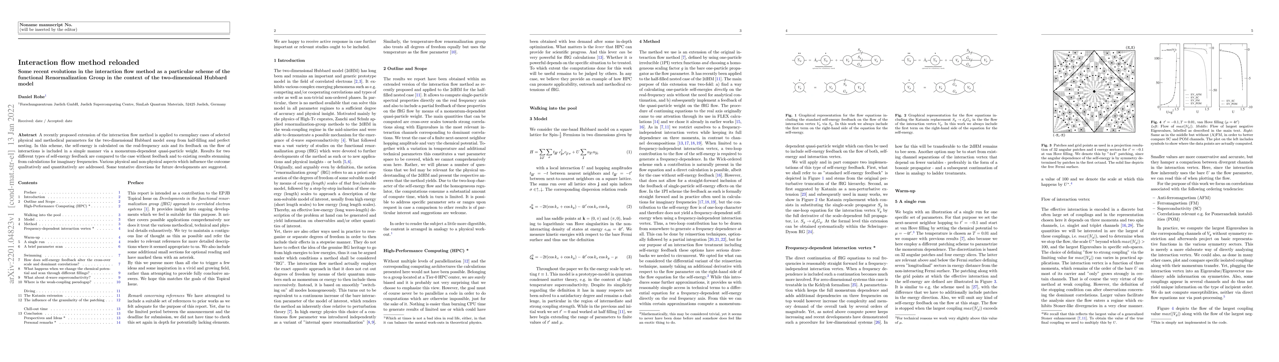 Thumbnail for Interaction flow method reloaded