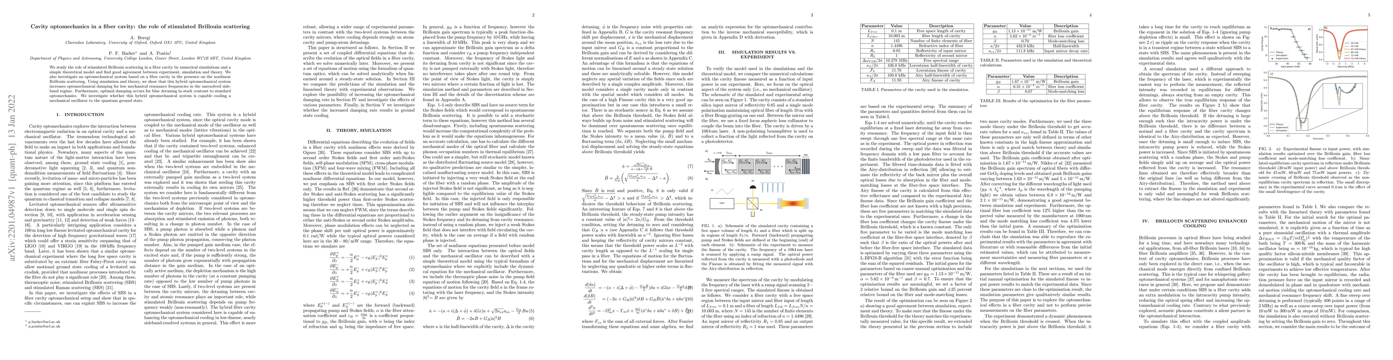 Thumbnail for Cavity optomechanics in a fiber cavity: the role of stimulated Brillouin
  scattering