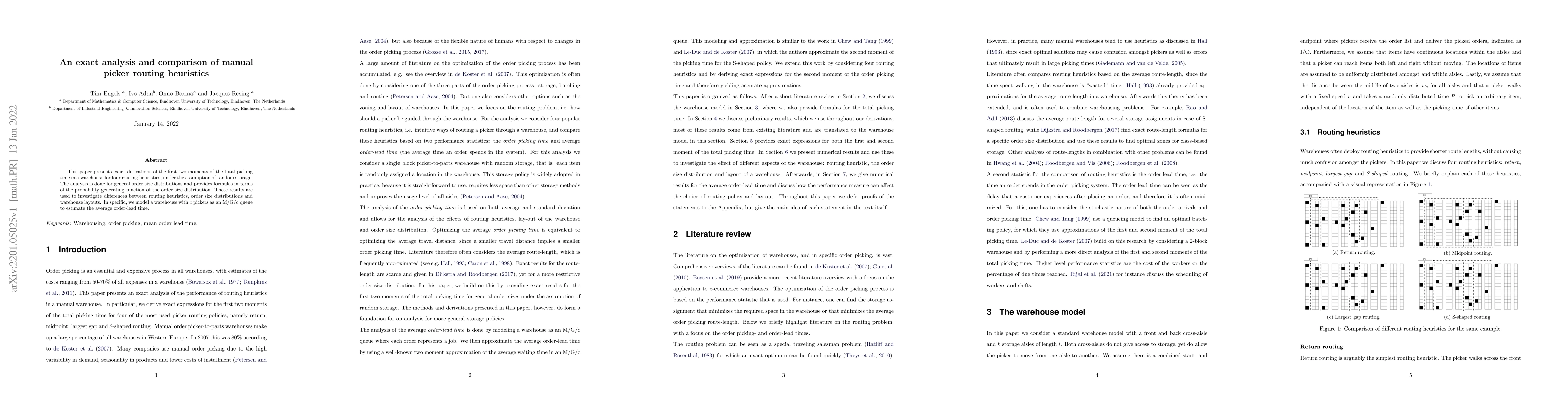 Thumbnail for An exact analysis and comparison of manual picker routing heuristics
