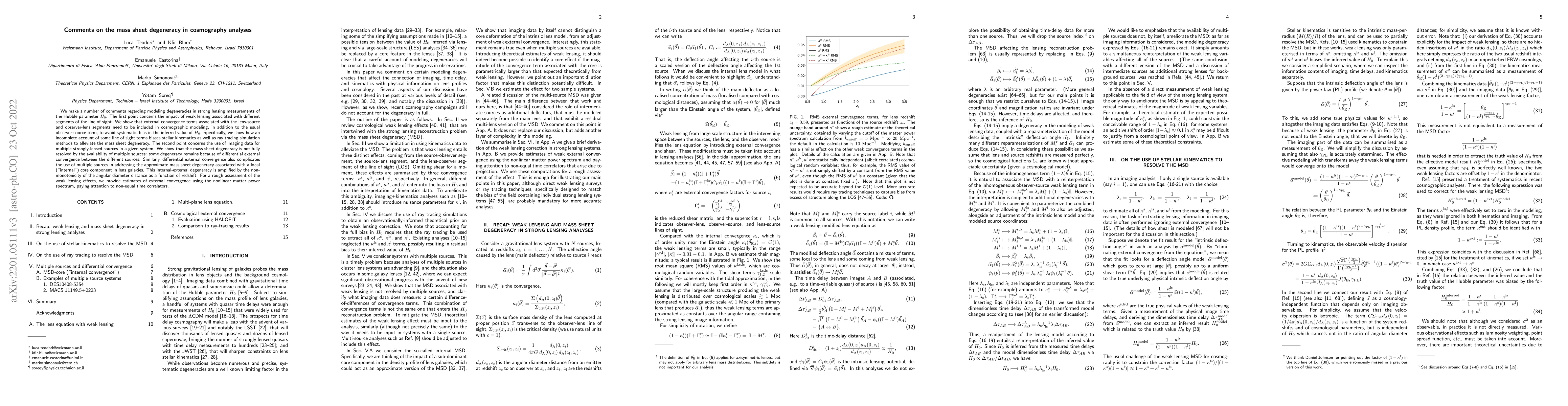 Thumbnail for Comments on the mass sheet degeneracy in cosmography analyses