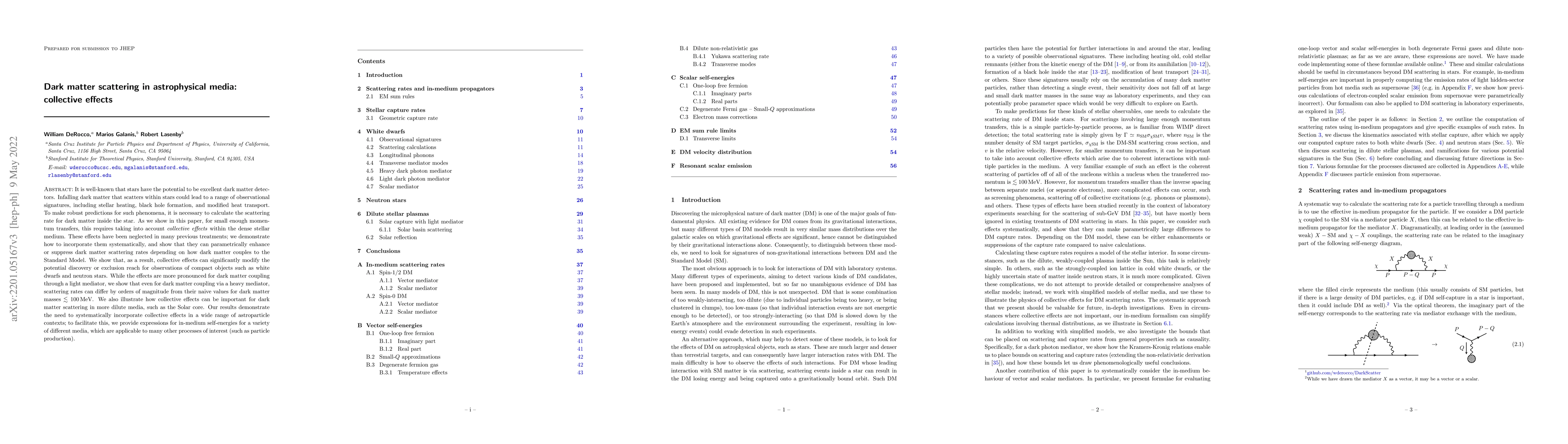 Thumbnail for Dark matter scattering in astrophysical media: collective effects