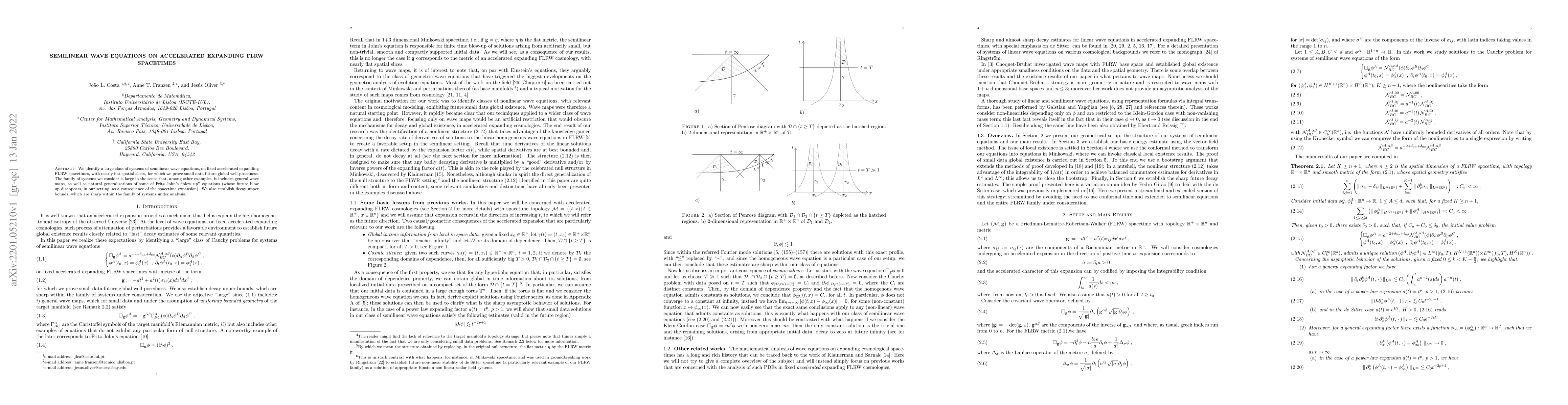 Thumbnail for Semilinear wave equations on accelerated expanding FLRW spacetimes