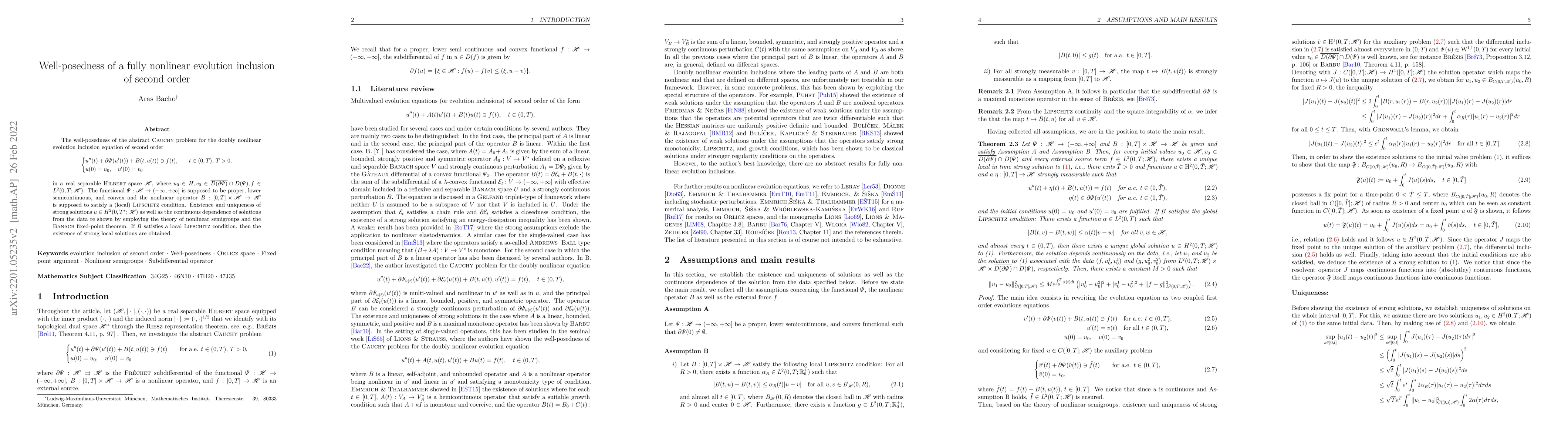 Thumbnail for Well-posedness of a fully nonlinear evolution inclusion of second order
