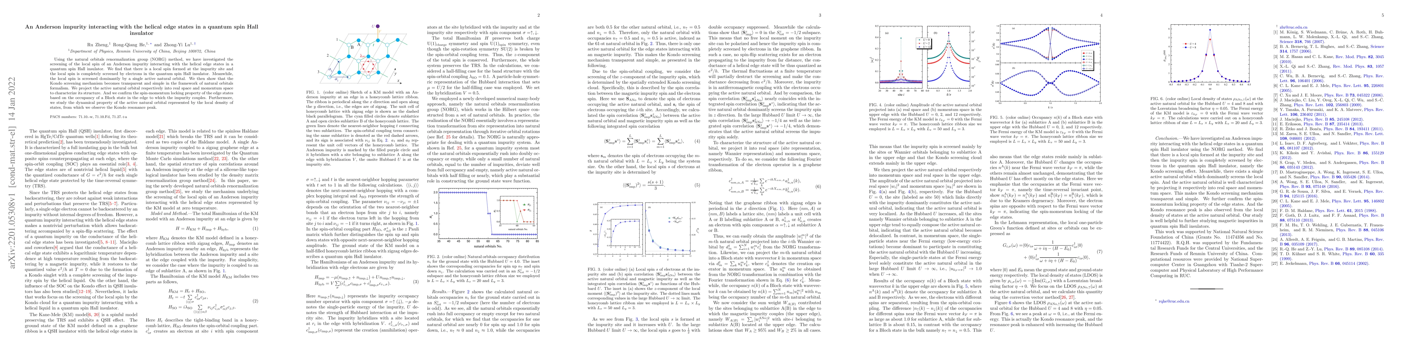 Thumbnail for An Anderson impurity interacting with the helical edge states in a
  quantum spin Hall insulator