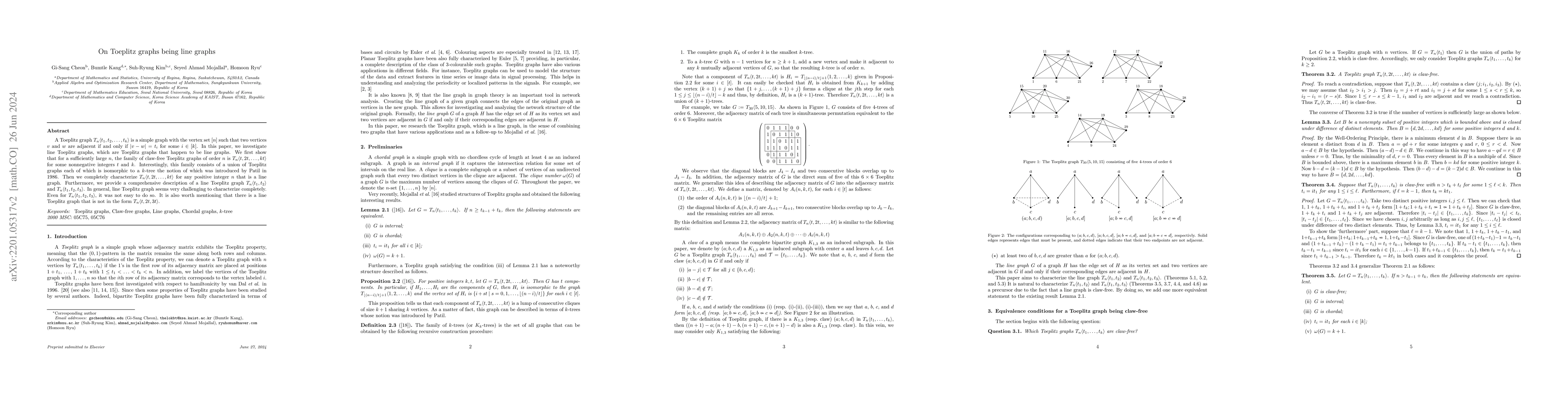 Thumbnail for On Toeplitz graphs being line graphs