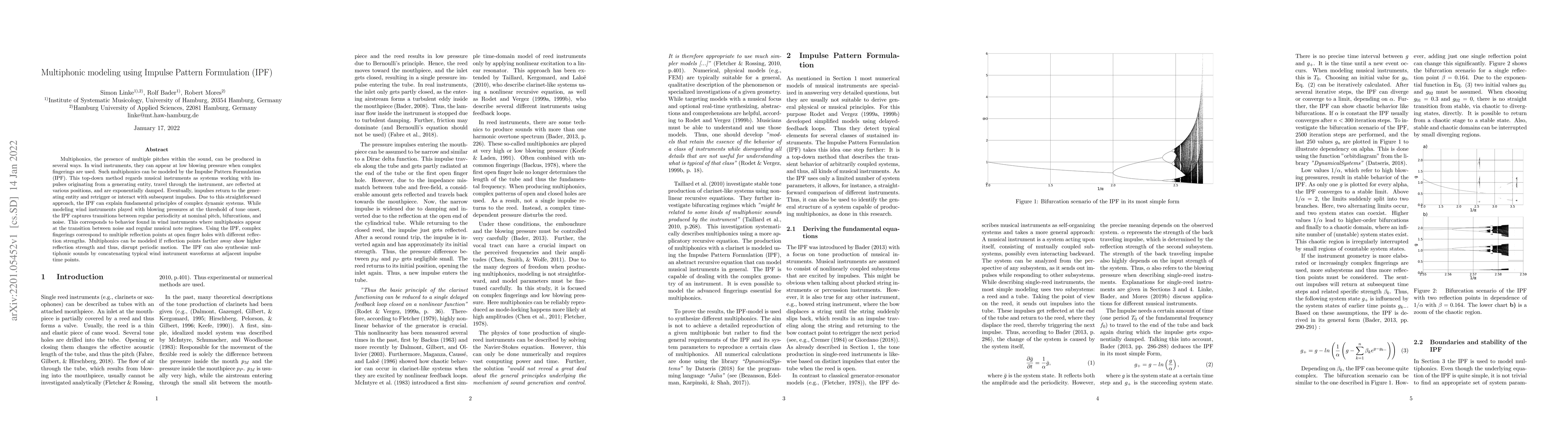 Thumbnail for Multiphonic modeling using Impulse Pattern Formulation (IPF)
