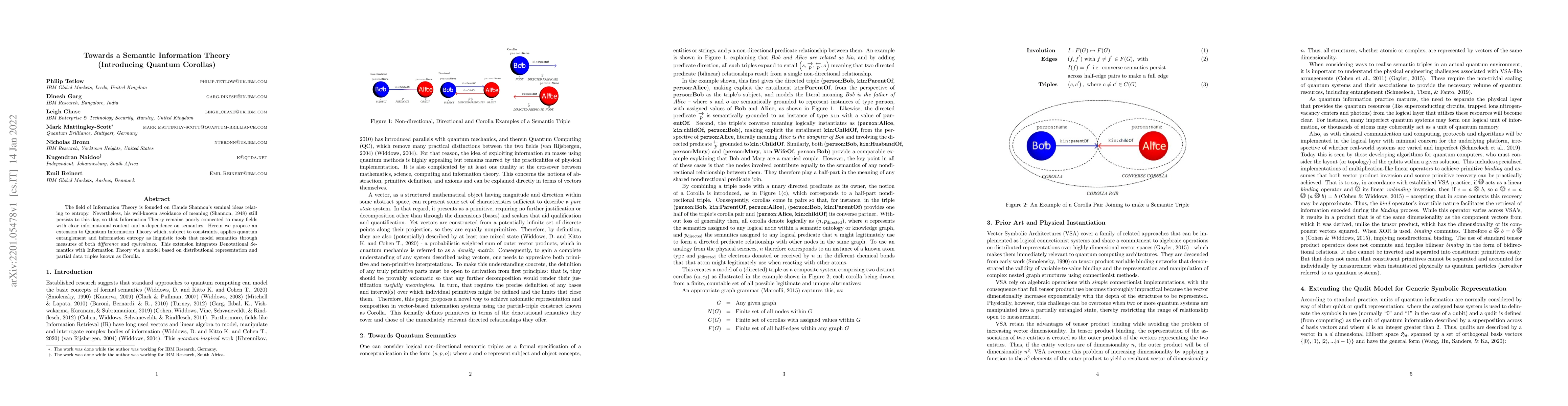 Thumbnail for Towards a Semantic Information Theory (Introducing Quantum Corollas)