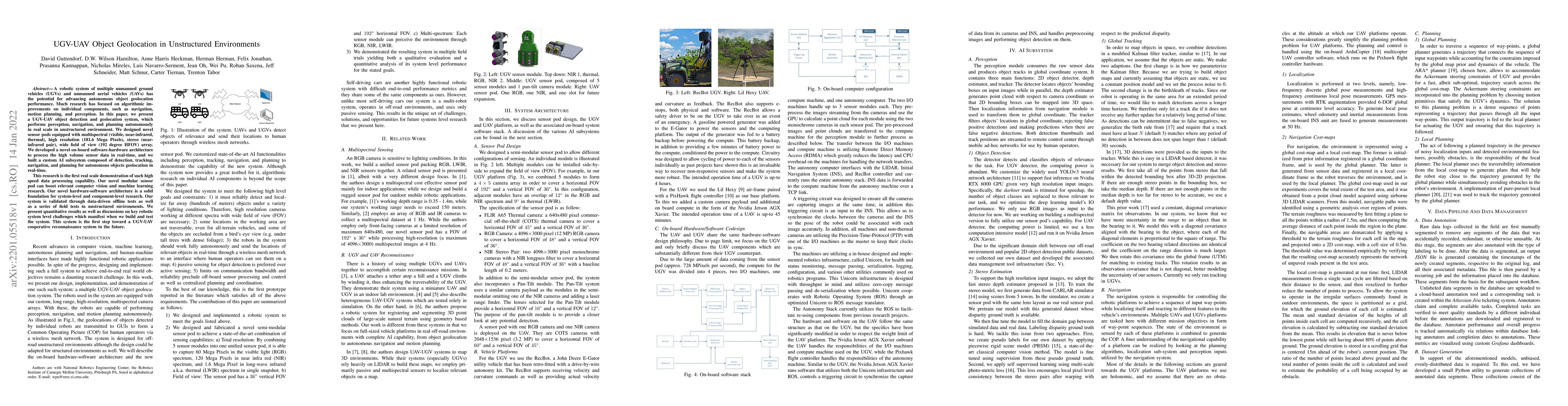 Thumbnail for UGV-UAV Object Geolocation in Unstructured Environments