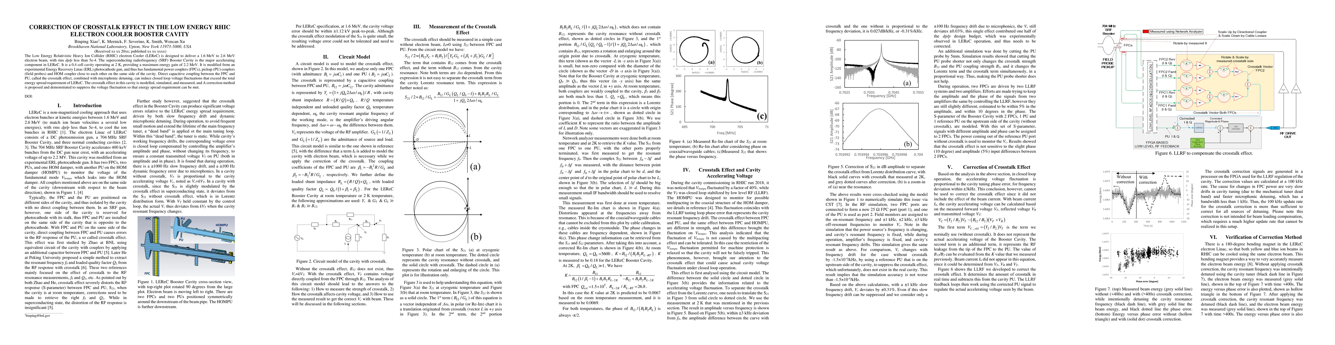 Thumbnail for Correction of crosstalk effect in the low energy RHIC electron cooler
  booster cavity