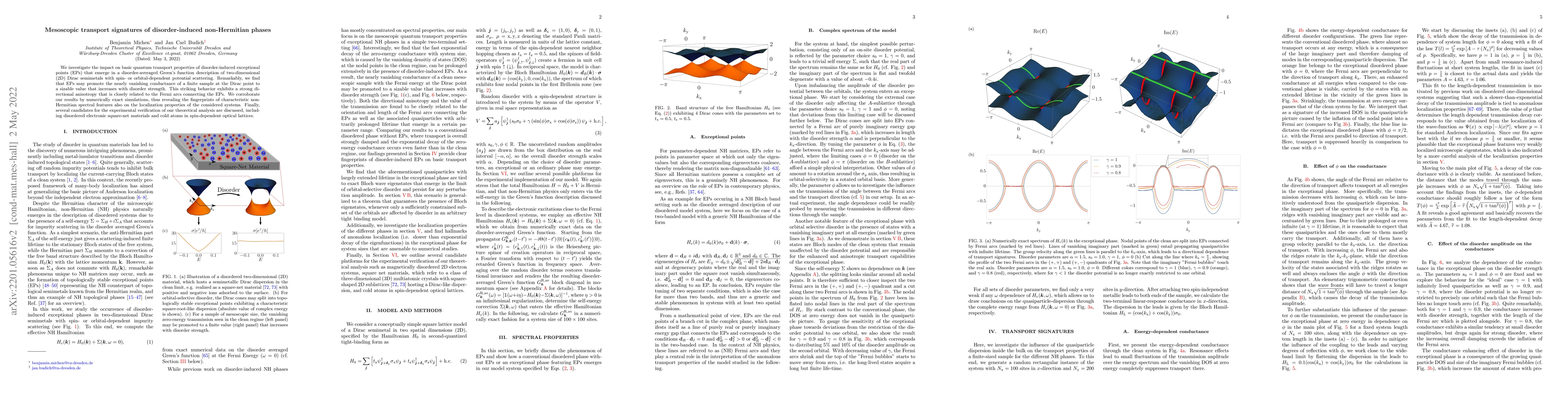 Thumbnail for Mesoscopic transport signatures of disorder-induced non-Hermitian phases