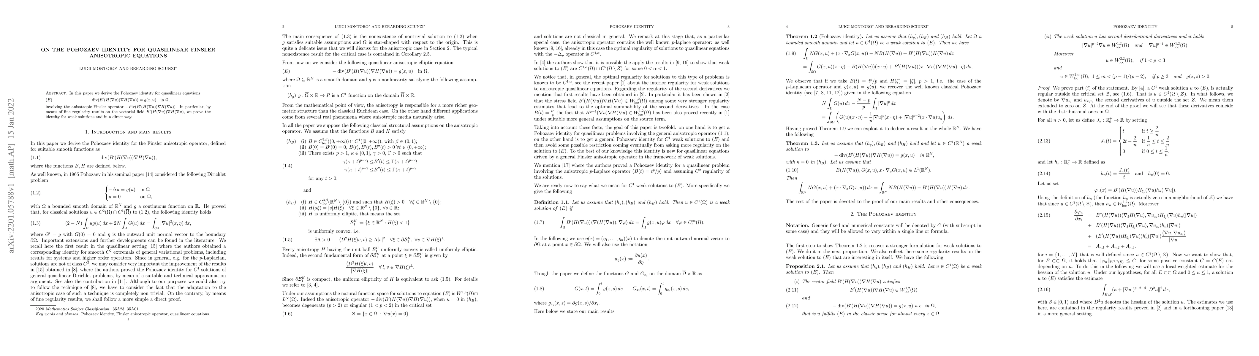 Thumbnail for On the Pohozaev identity for quasilinear Finsler anisotropic equations