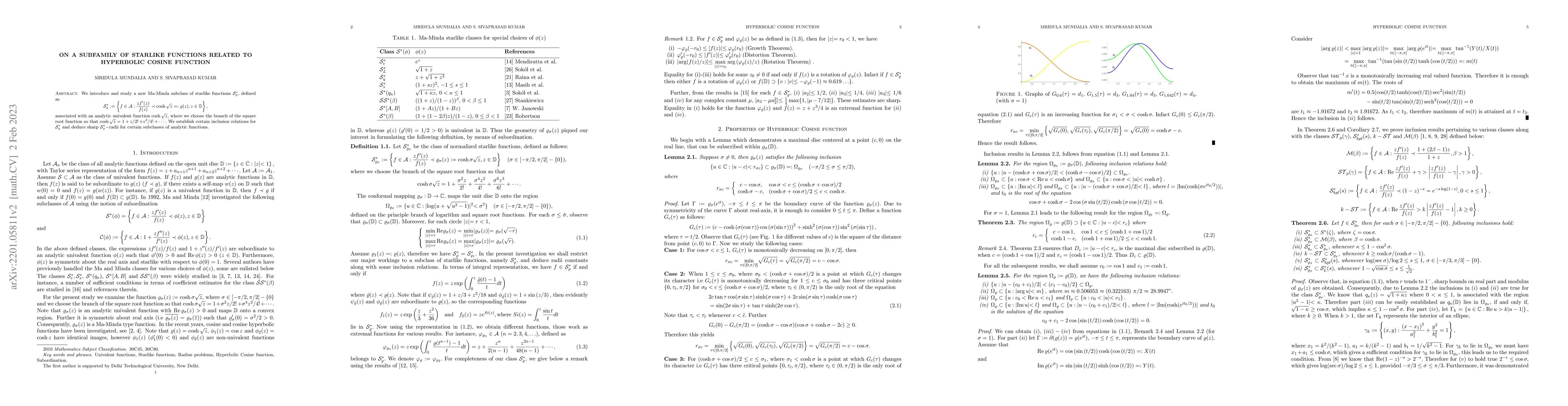 Thumbnail for On a subfamily of starlike functions related to Hyperbolic Cosine
  function