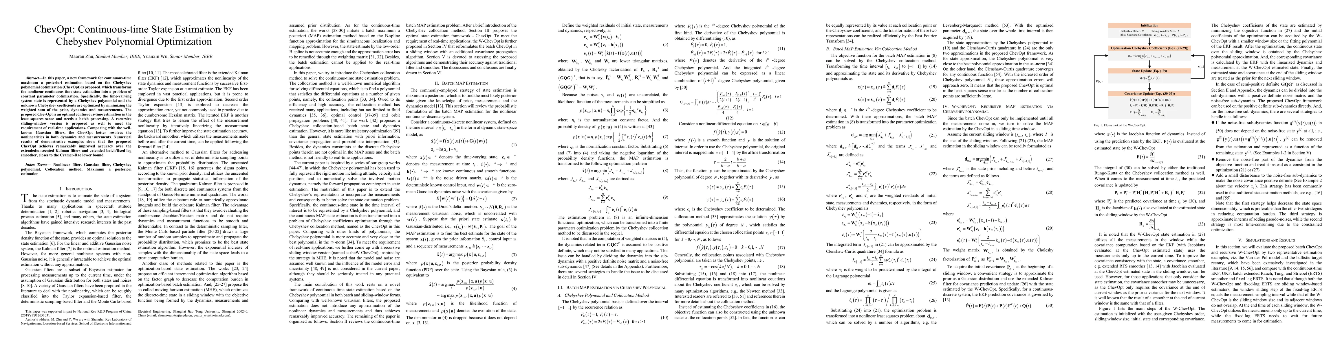 Thumbnail for ChevOpt: Continuous-time State Estimation by Chebyshev Polynomial
  Optimization
