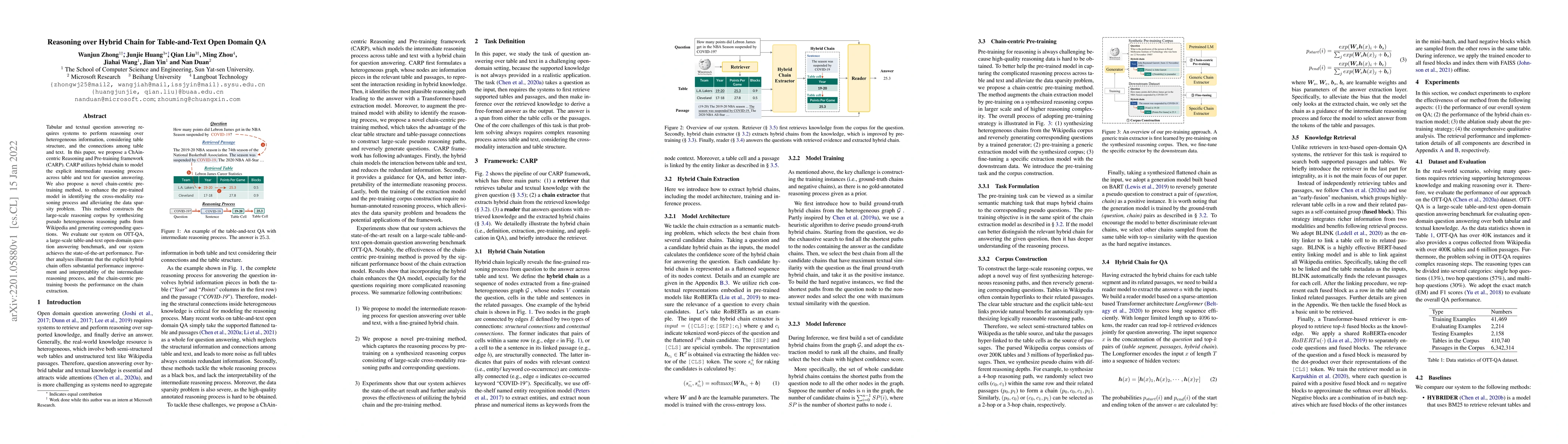 Thumbnail for Reasoning over Hybrid Chain for Table-and-Text Open Domain QA