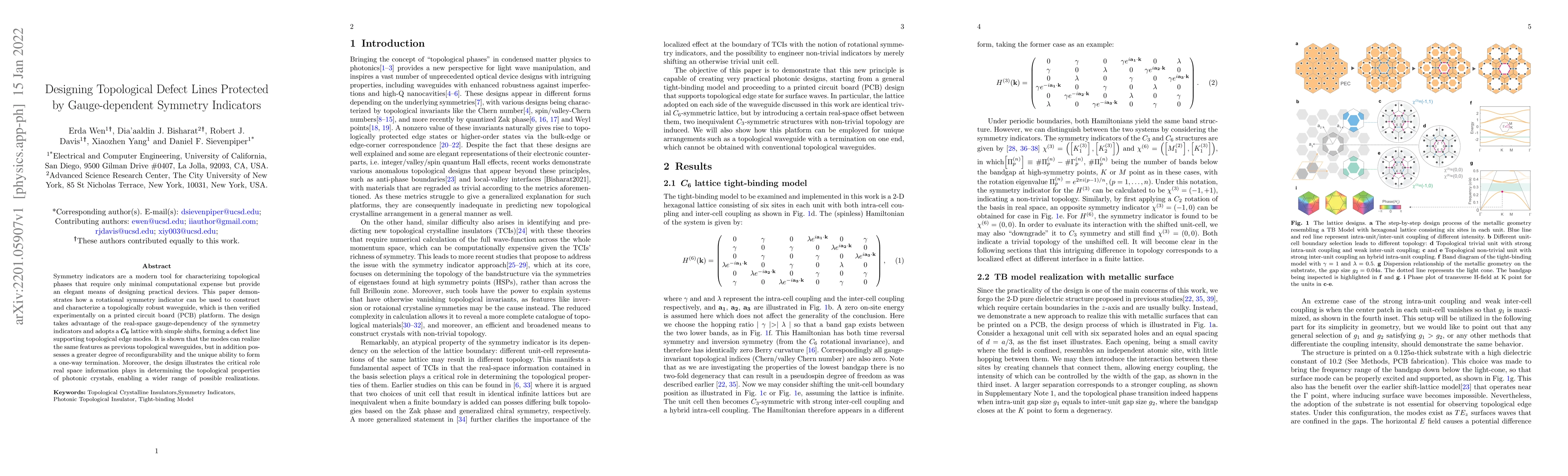 Thumbnail for Designing Topological Defect Lines Protected by Gauge-dependent Symmetry
  Indicators