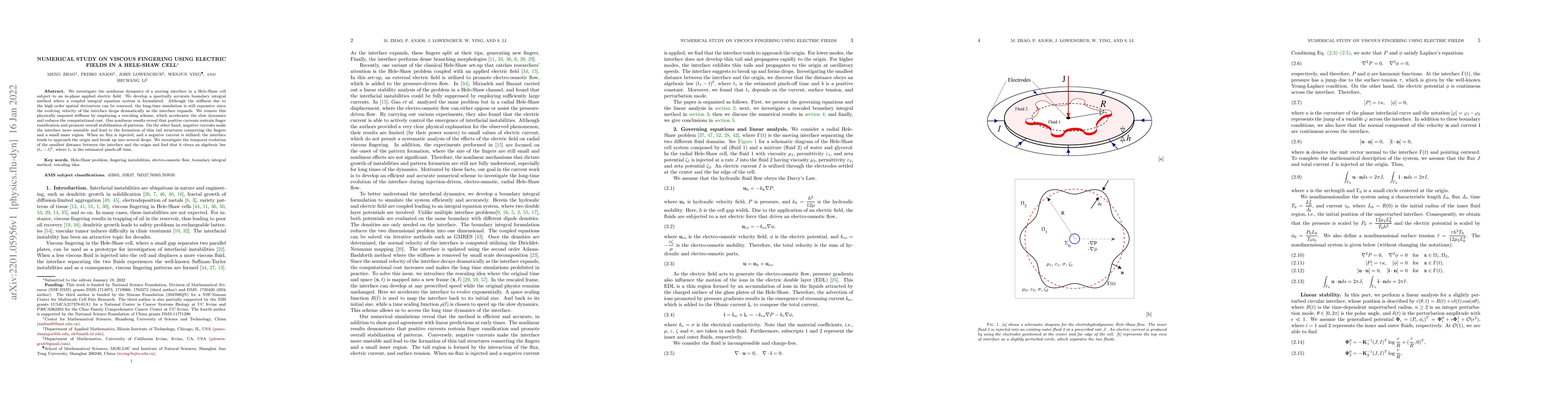 Thumbnail for Numerical study on viscous fingering using electric fields in a
  Hele-Shaw cell