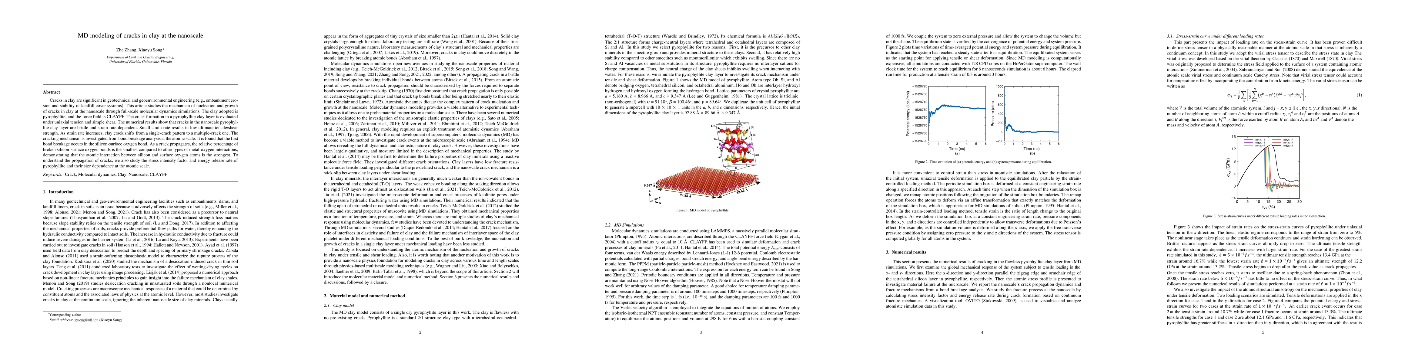 Thumbnail for MD modeling of cracks in clay at the nanoscale