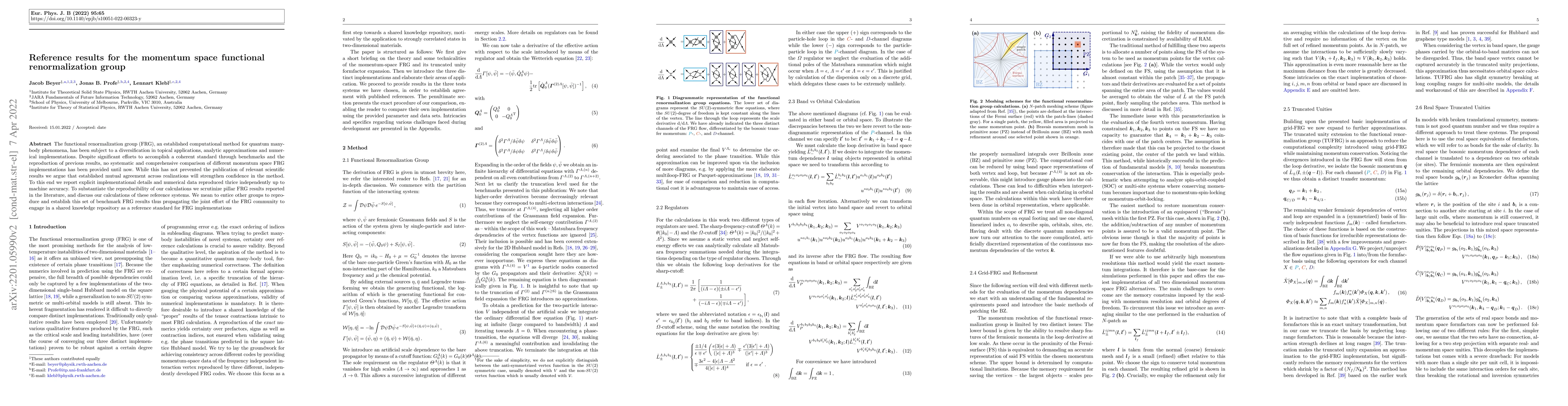 Thumbnail for Reference results for the momentum space functional renormalization
  group