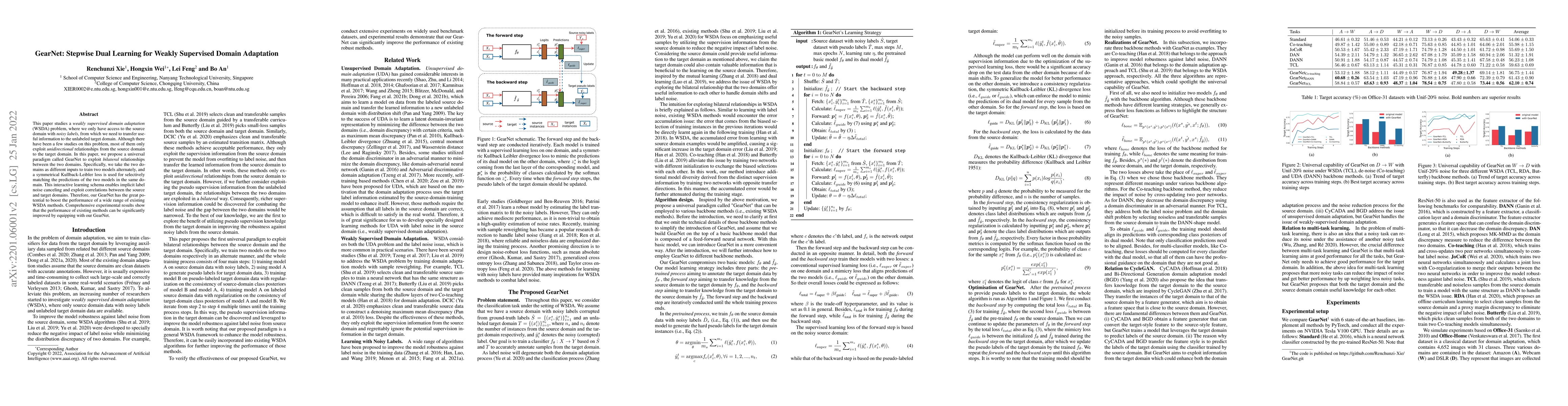 Thumbnail for GearNet: Stepwise Dual Learning for Weakly Supervised Domain Adaptation