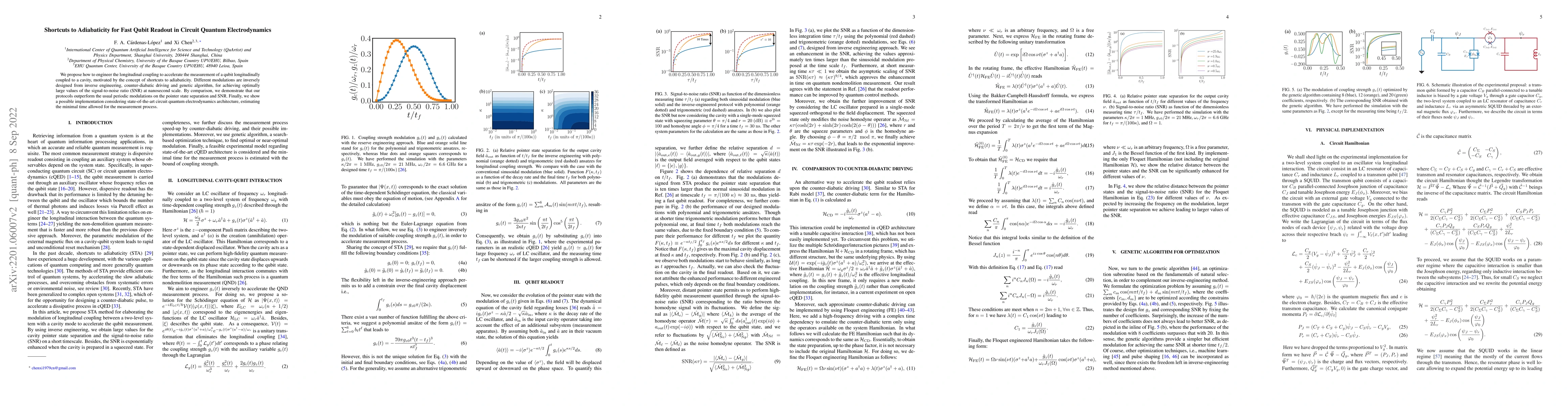 Thumbnail for Shortcuts to Adiabaticity for Fast Qubit Readout in Circuit Quantum
  Electrodynamics