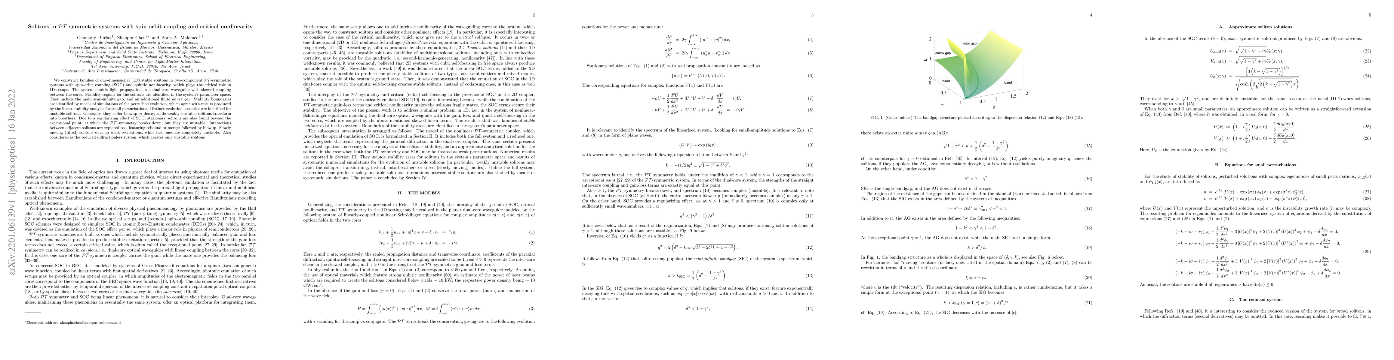Thumbnail for Solitons in $\mathcal{PT}$-symmetric systems with spin-orbit coupling
  and critical nonlinearity